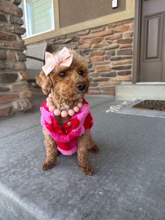 Fabdog Ski Sherpa Vest in Pink