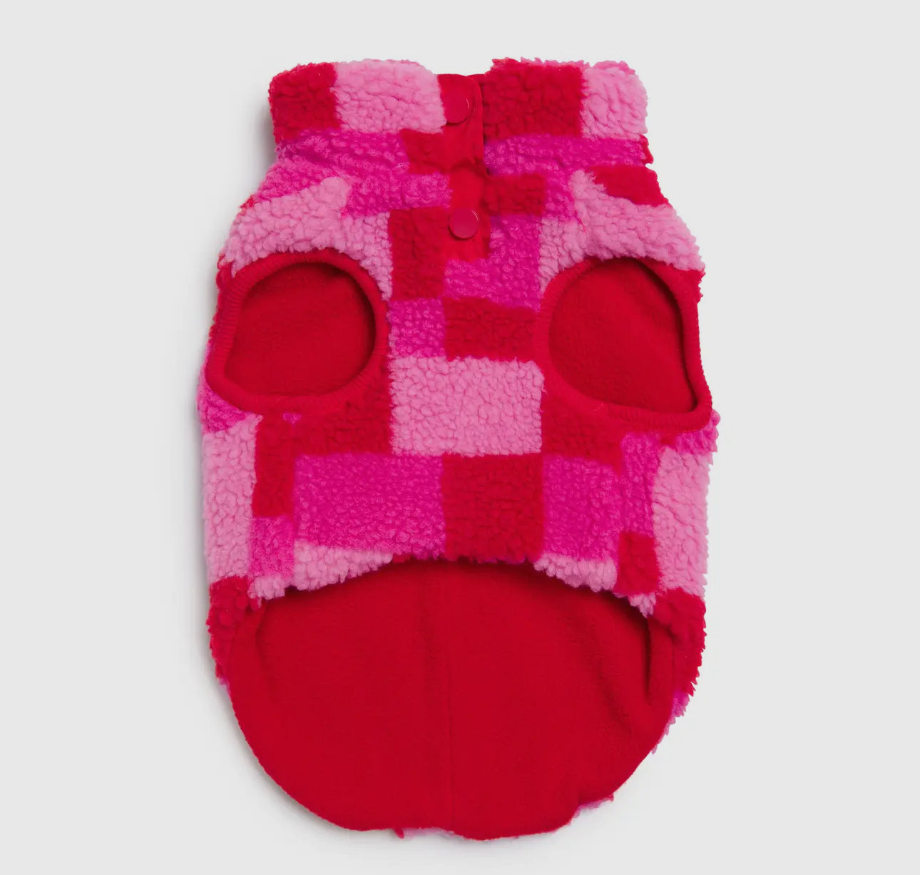 Fabdog Ski Sherpa Vest in Pink