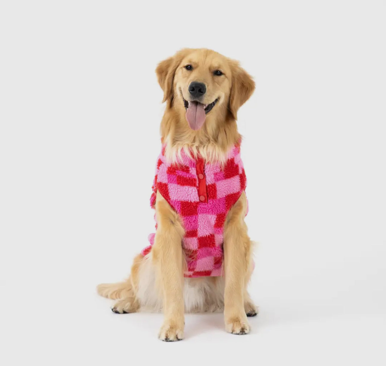 Fabdog Ski Sherpa Vest in Pink