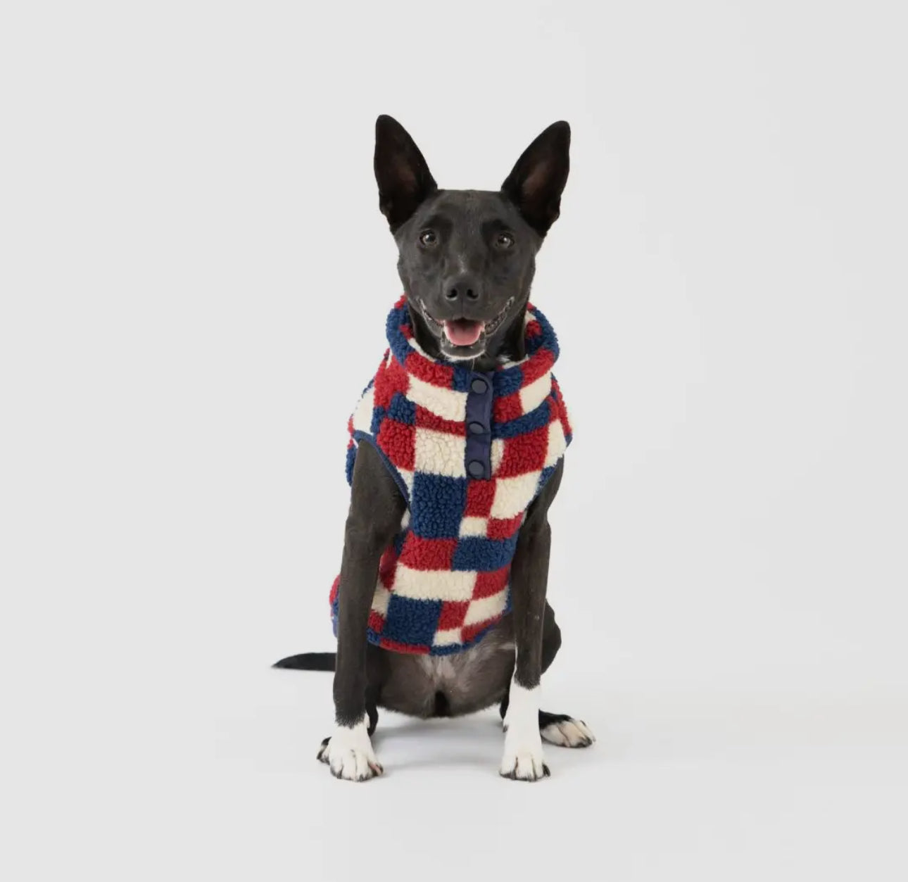 Fabdog Ski Sherpa Vest in Navy